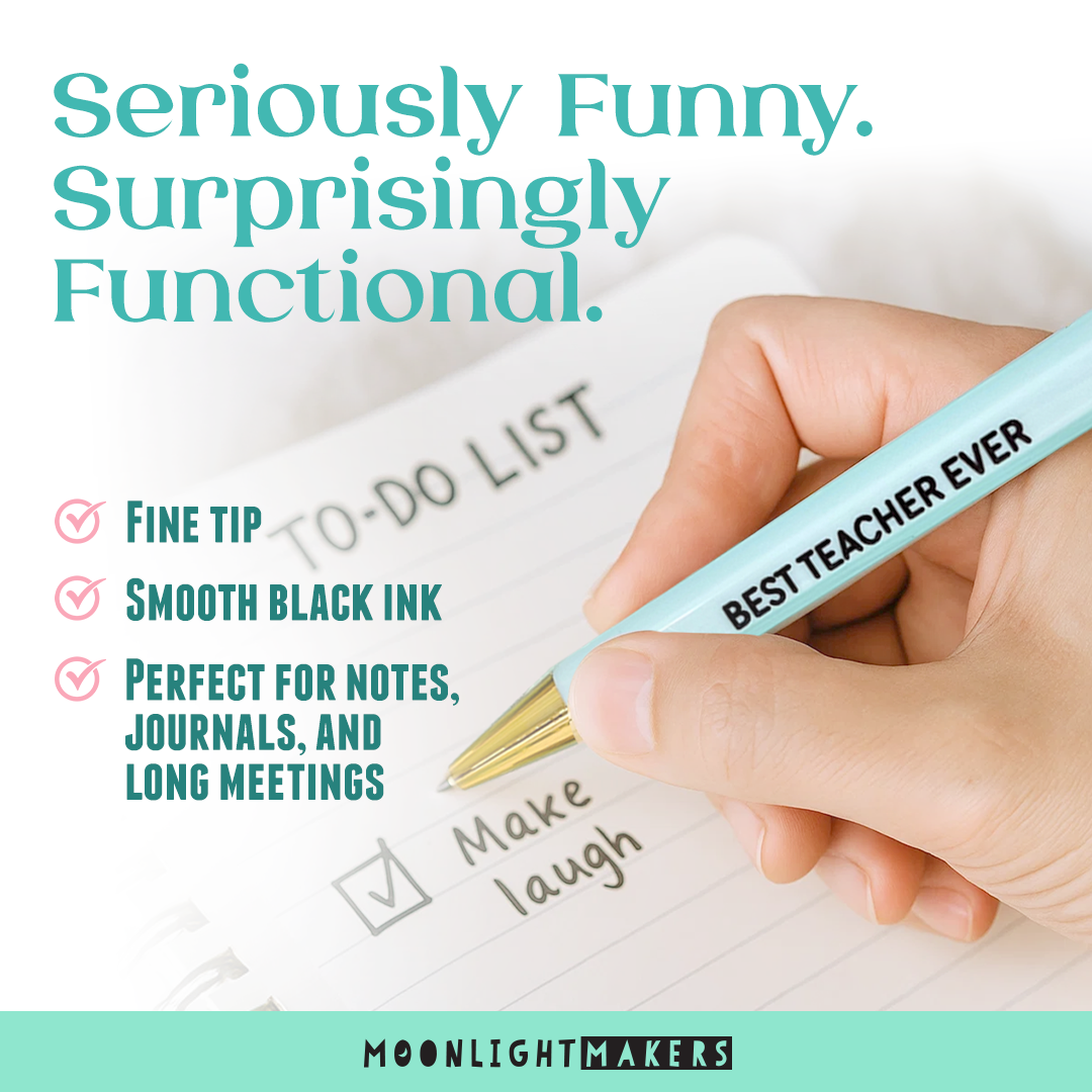 Moonlight Makers – Großhandel Stift – Best Teacher Ever - Stiftset – Geschenk zur Lehreranerkennung2