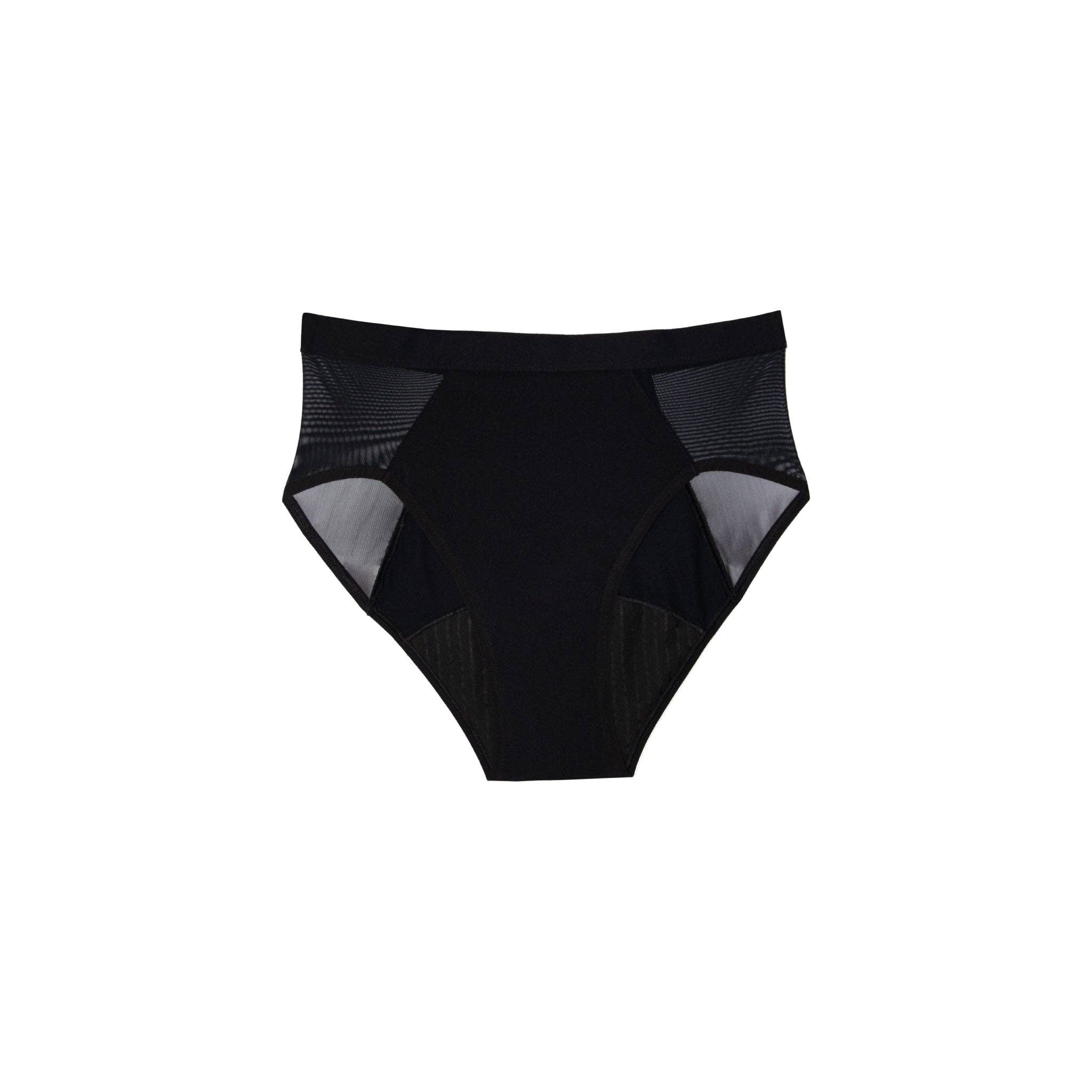 Saalt – wholesale Mensunderkläder - Dam – Tätslutande höga trosa med fransk skärning och full slinga – tungt flöde9