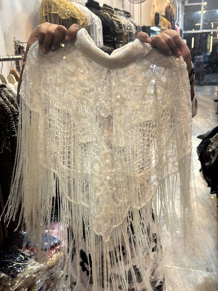 ACUS - Wholesale Cape - Women's - Jewel Layer White Bridal White