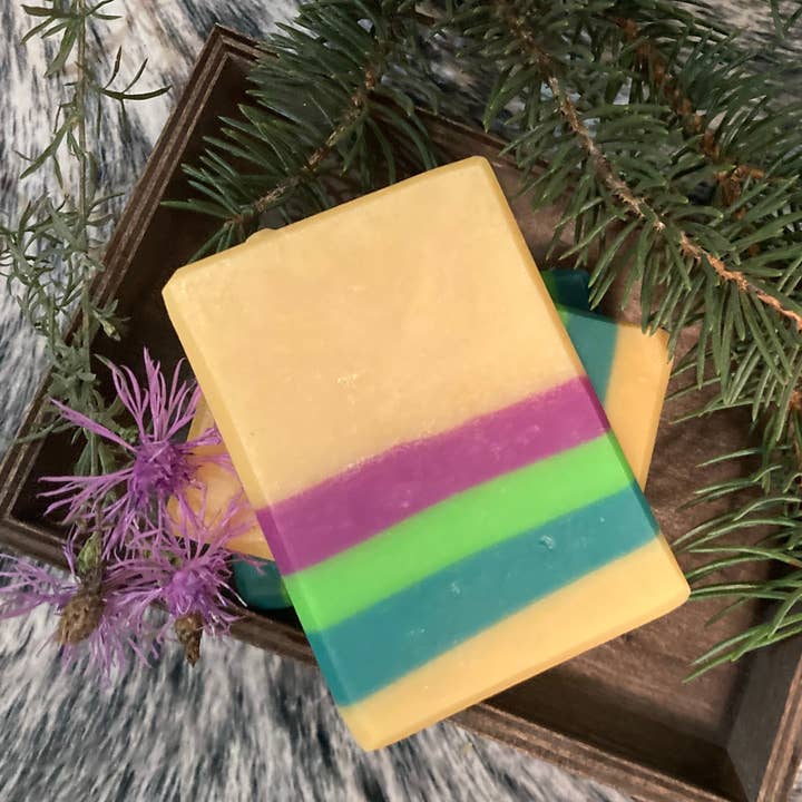 Sweet Day Ribbon Skirt - Goat Milk Soap Bar for wholesale by Western Sage Soaps