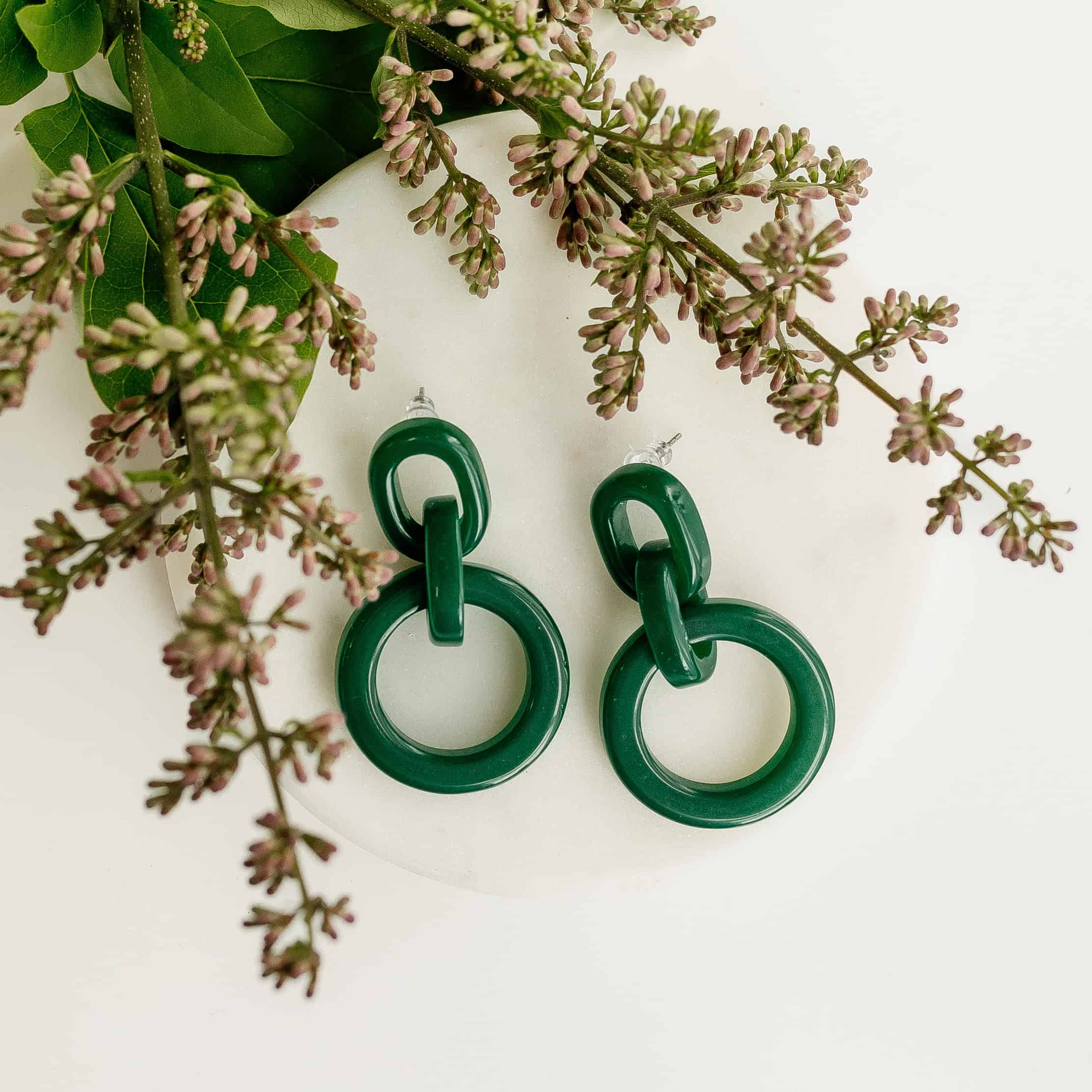 Sela Designs - Wholesale Dangle Earrings - Green Hali Earrings4