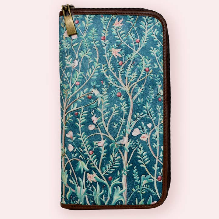 OLALLA GAMBIN - Wholesale Wallet - Women's - “The Blue Garden” Art Nouveau wallet3