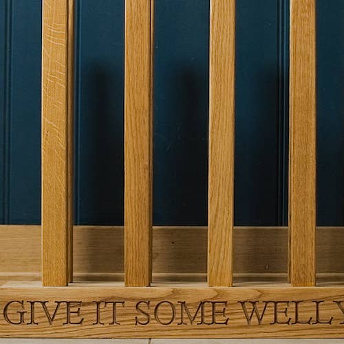 From The Oak Tree - Wholesale Shoe Rack - Oak Welly Boot Rack
