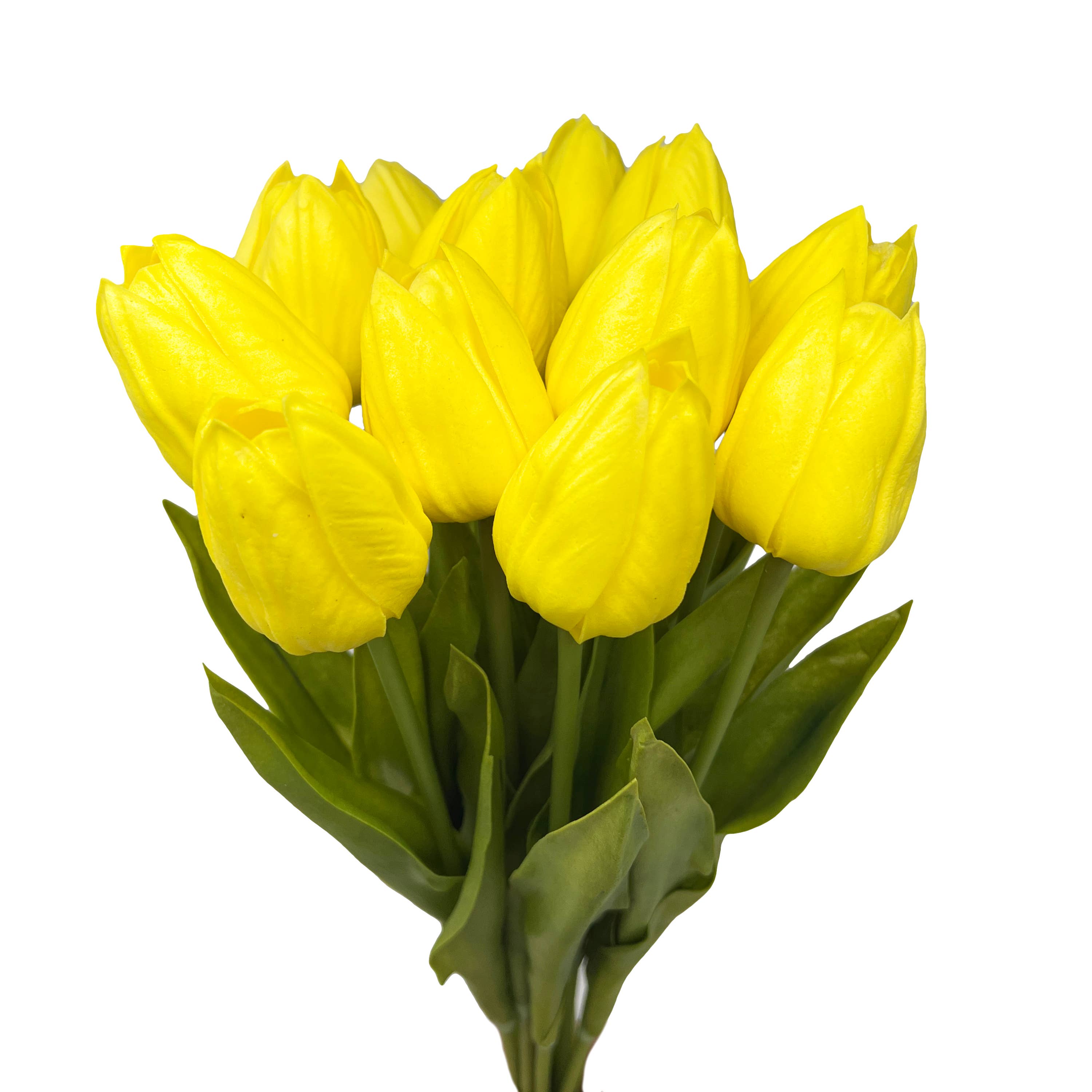 Sun Decorer - Wholesale Artificial Flowers - Artificial Real Touch Tulip Stem 18 inch Tall (Set of 10)2