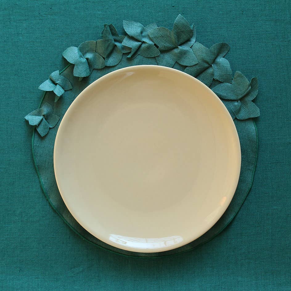 Giardino Segreto - Wholesale Placemat - Round placemats in pure linen GELSOMINO2