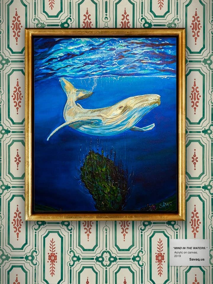 Humpback Whale. Fine Art Paper Print for wholesale by SAVAQ