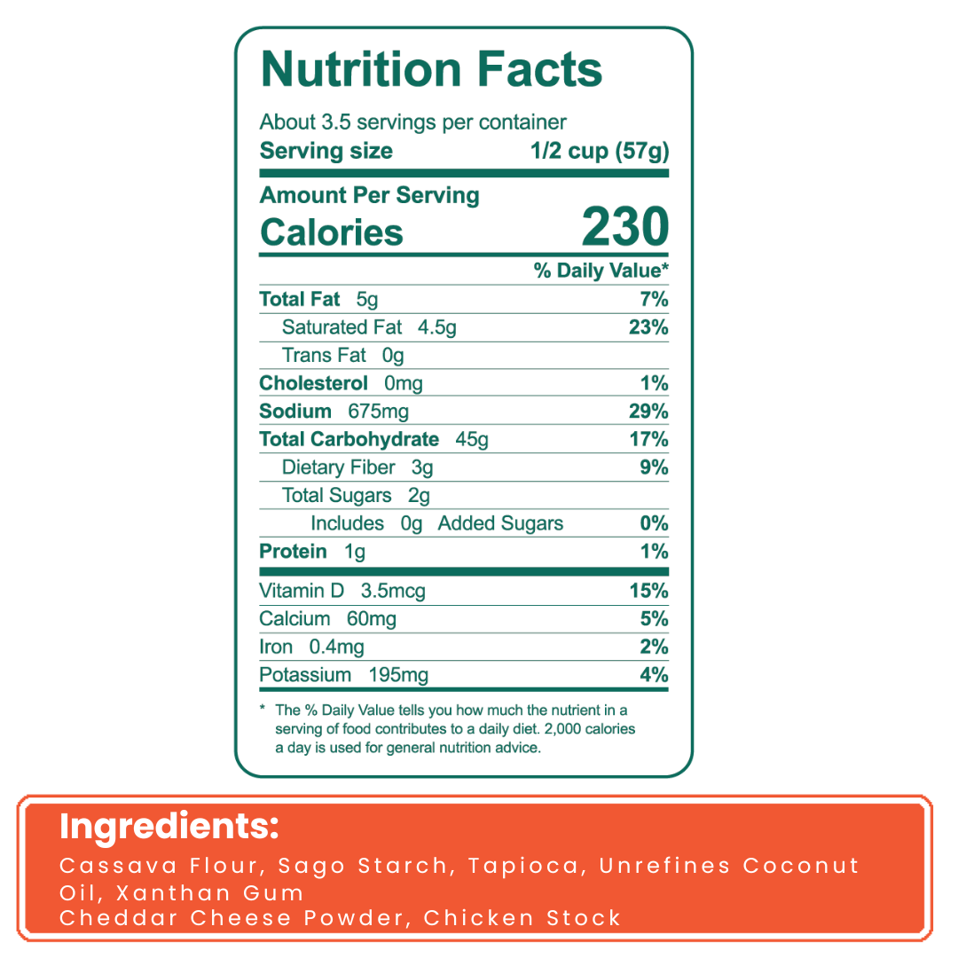 Cassava Kitchen - Wholesale Pasta - Cassava - Mac n' Cheese2