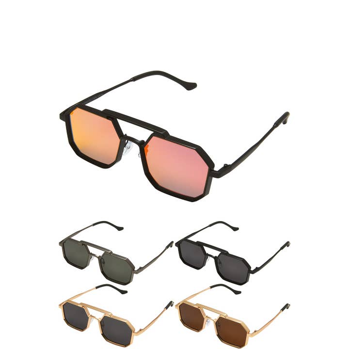 GEO FRAME ASSORTED SUNGLASS DOZEN PACK for wholesale by Girly
