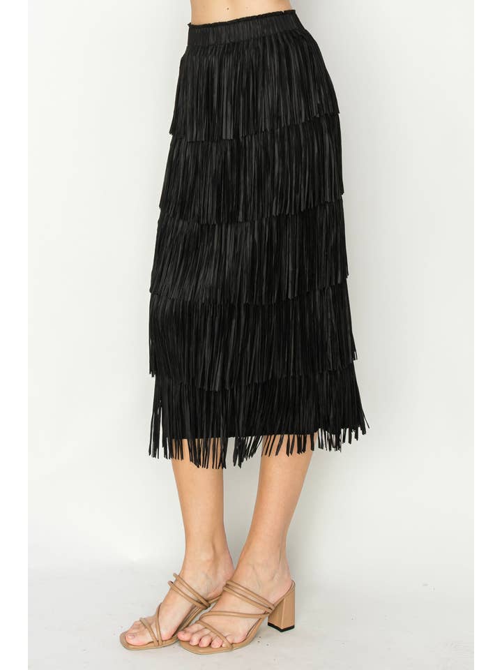 Joh Apparel - Wholesale Skirt - Women's - Jayleen Fringe Skirt9