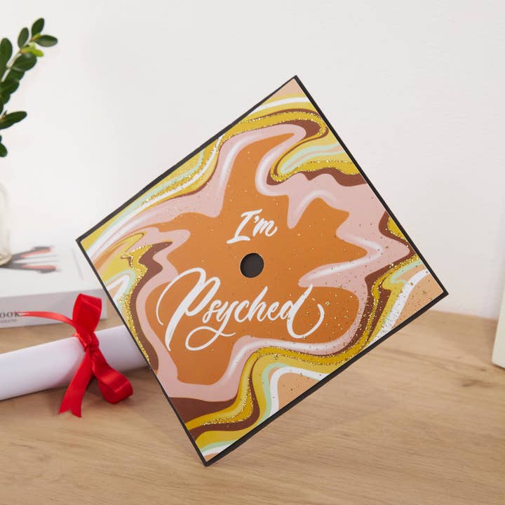 Decorazione per cappello di laurea con stampa artistica per la vendita all'ingrosso da parte di Once Upon A Time