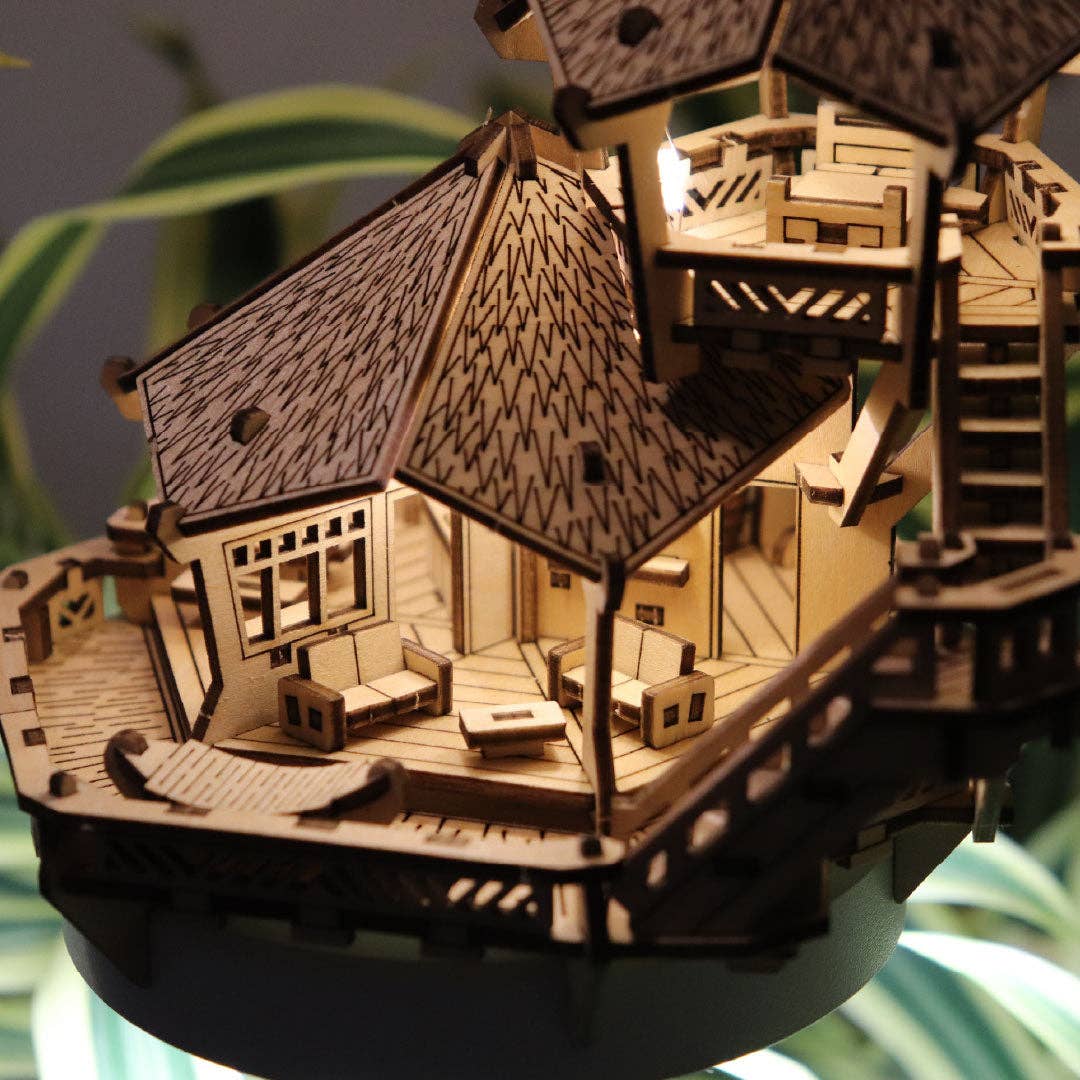 Tiny Treehouses - Wholesale DIY Craft Kit - Island Cabana + Grow Light11