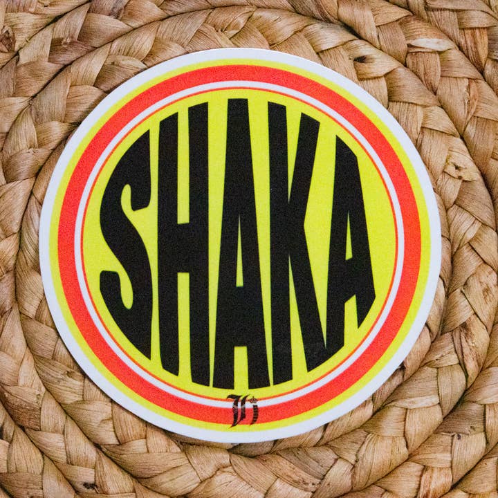 Shoyu Shaka Sticker for wholesale by Highness Hawai'i