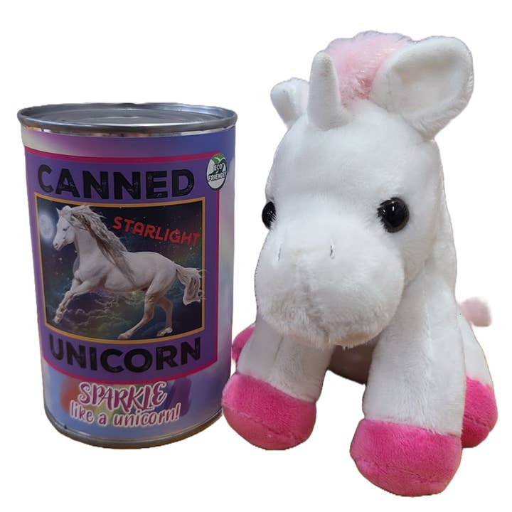 Canned Gifts - Wholesale Stuffed/Plush Toy - Kids & Baby - Canned Unicorn | Stuffed Animal Plush w/Fun Jokes|Starlight