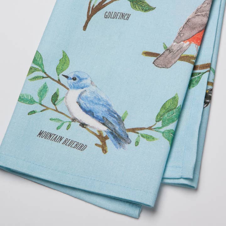 Now Designs by Danica - Wholesale Tea Towel - Birdsong Dishtowel2