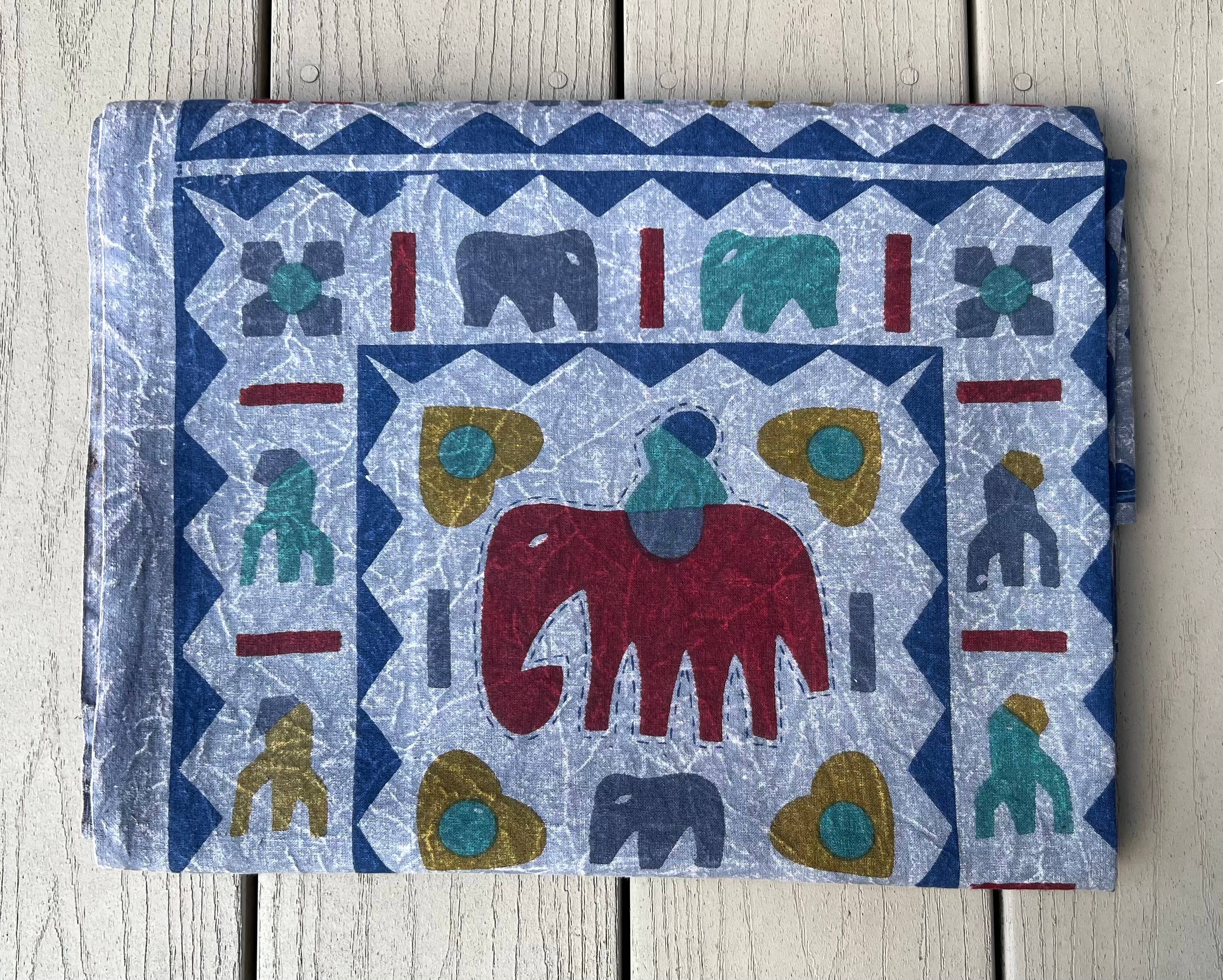 Lungta Imports - Wholesale Tapestry/Textile - Indian Tribal Elephants Tapestry Wall Decor Beach Throw3