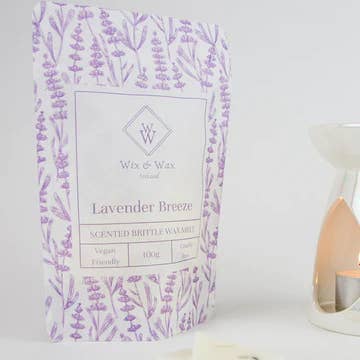 Lavender Breeze Brittle Wax Melt for wholesale by Wix & Wax