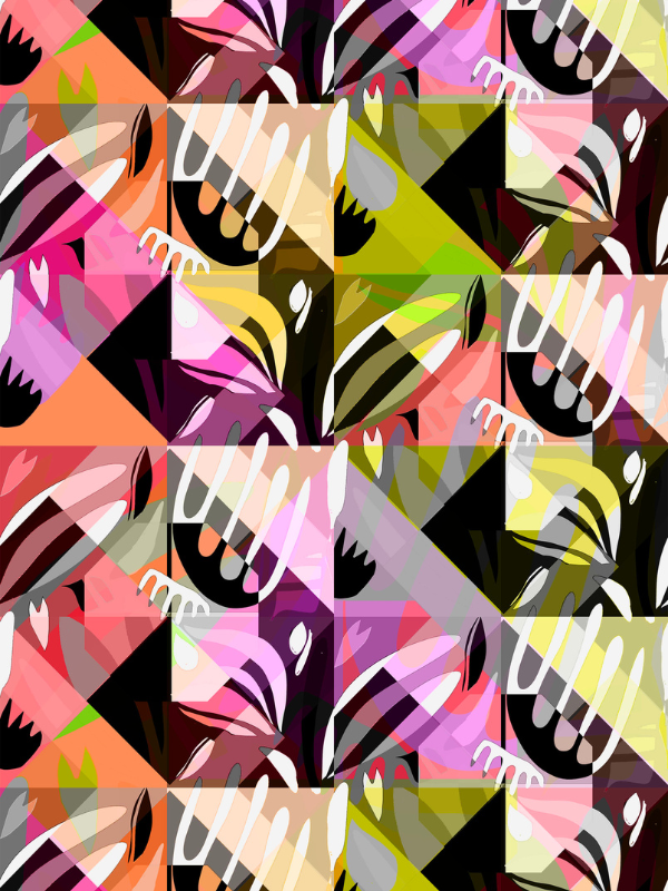 Mookaite.ch - Wholesale Scarf - Women's - Papercuts Vibrant Matisse-Inspired Women's Scarf4