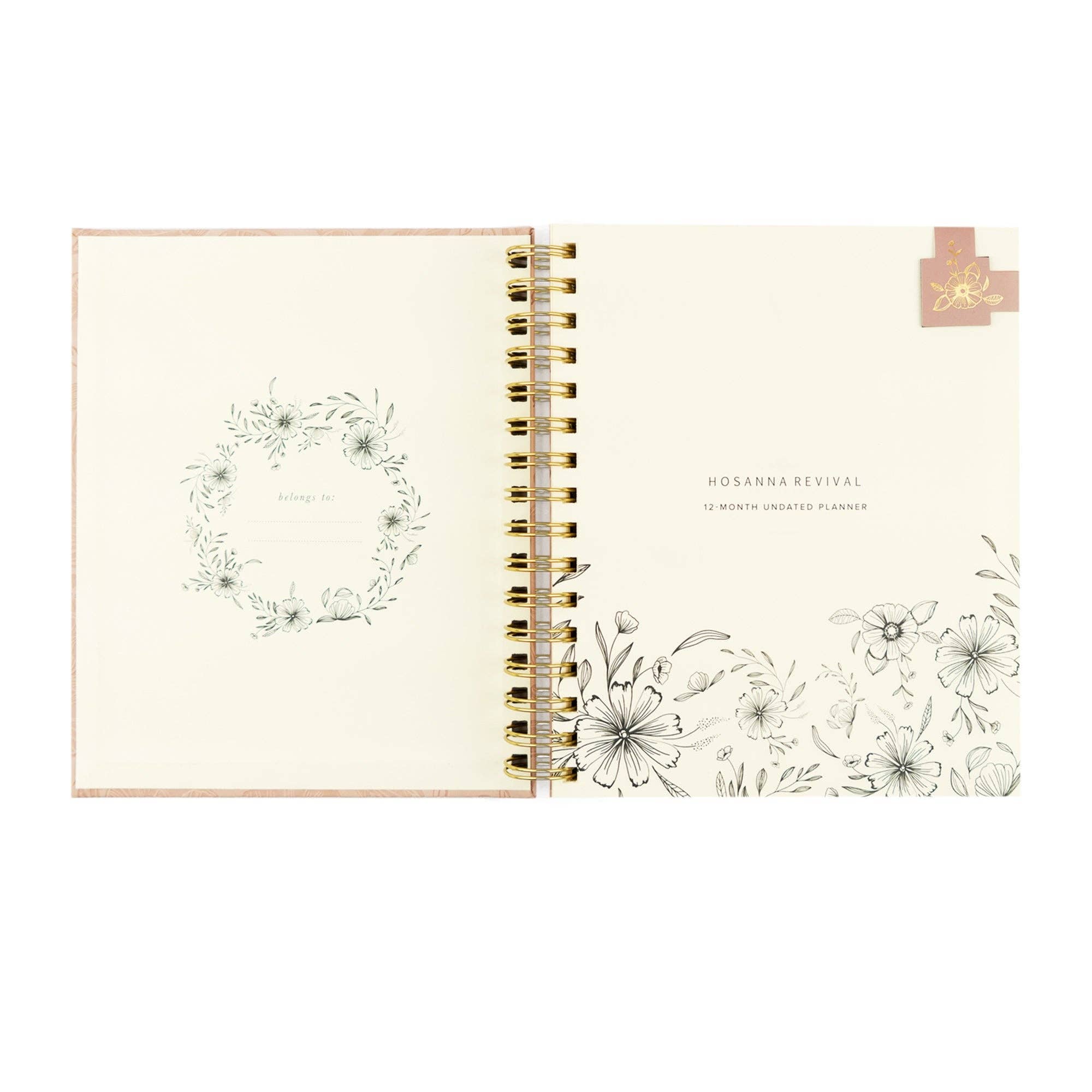 Hosanna Revival - Wholesale Planner - 12-Month Undated Planner: Sonora Design, Spiral5