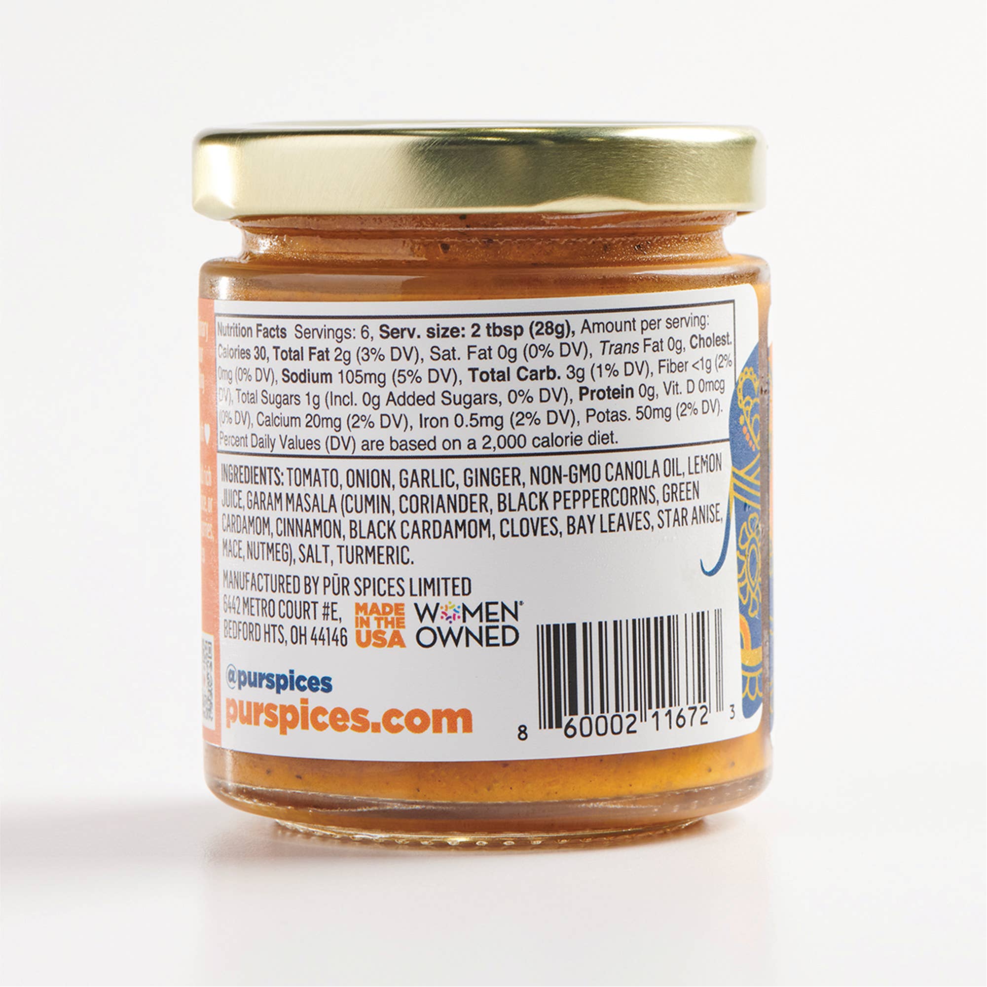 PUR Spices - Wholesale Sauce - Masala Paste - 6oz5