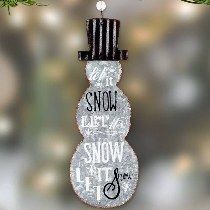 Snowman Ornament - 14530 for wholesale by Sunset Vista Designs