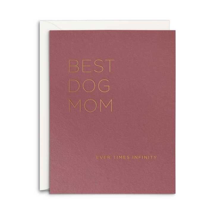 Carte de voeux Dog Mom pour la vente par Smitten on Paper