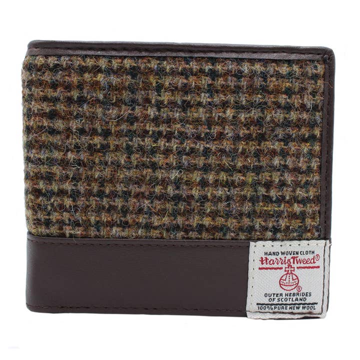 Heather Hats & Accessories – wholesale Wallet - Men’s – Callum Harris Tweed Leather Wallet ZB0801