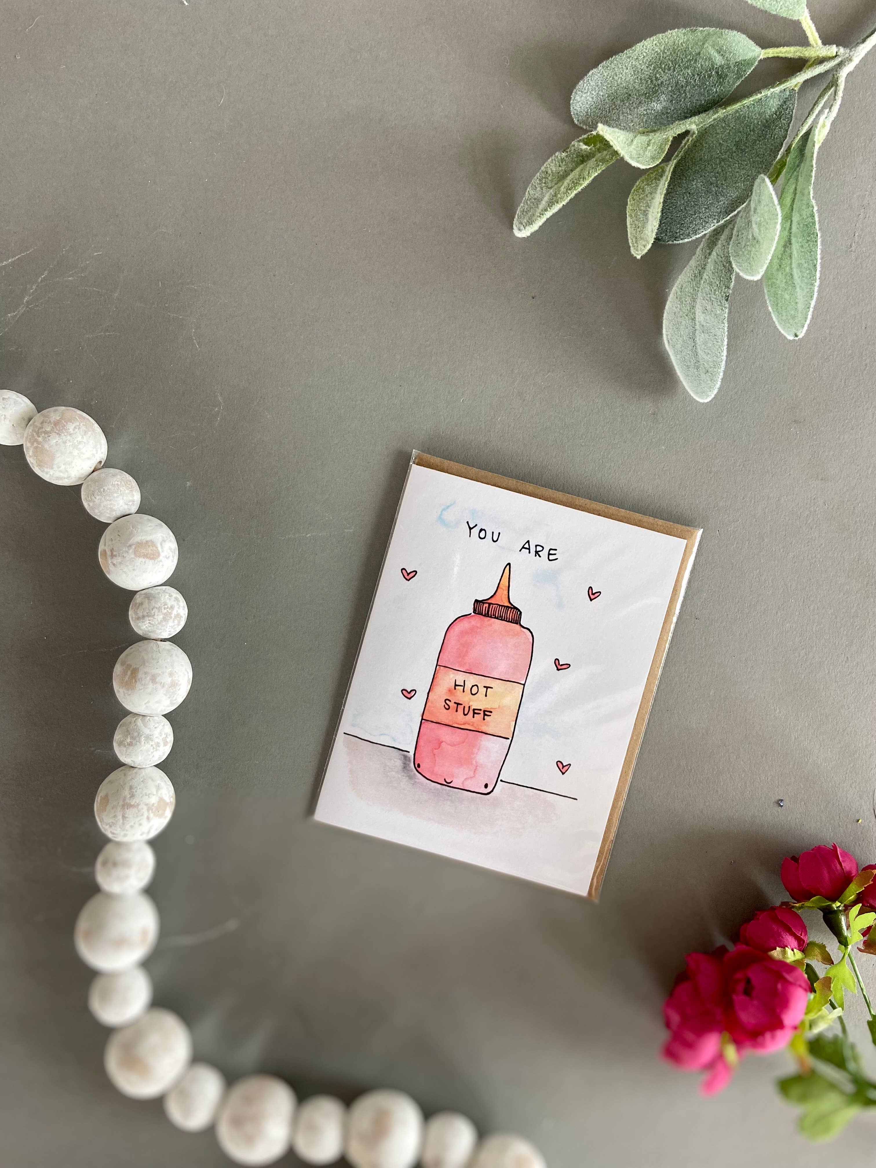 Ink + Splash - Vente Cartes de déclaration d'amour - Lot de 6 assortiments - Série Punny Love3