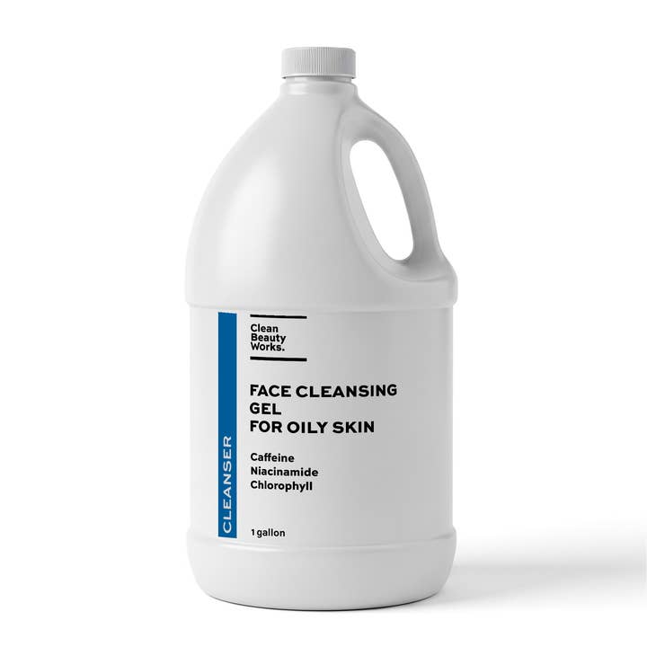 Clean Beauty Works. - Wholesale Facial Cleanser - Balancing Face Cleansing Gel for Oily Skin, Caffeine & Niacinamide2