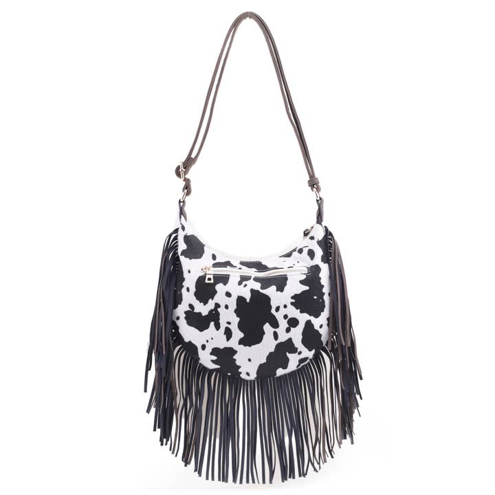 MiMi Wholesale - Wholesale Crossbody Bag - Women's - CW20309 Western Style Cow Fringe Hobo/Crossbody bag3