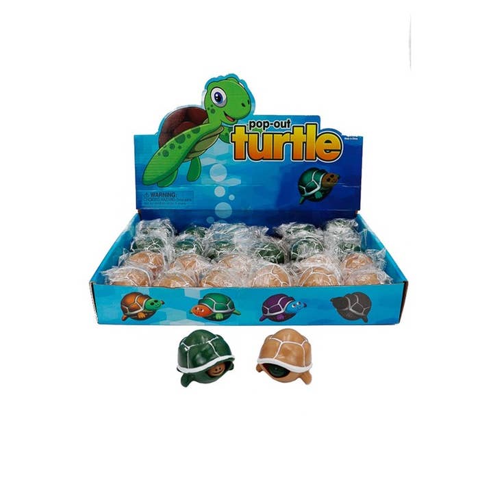 MIX COLOR Turtle Pop-Out Squishy Silicone Sensory Fidget Toy for wholesale on Faire
