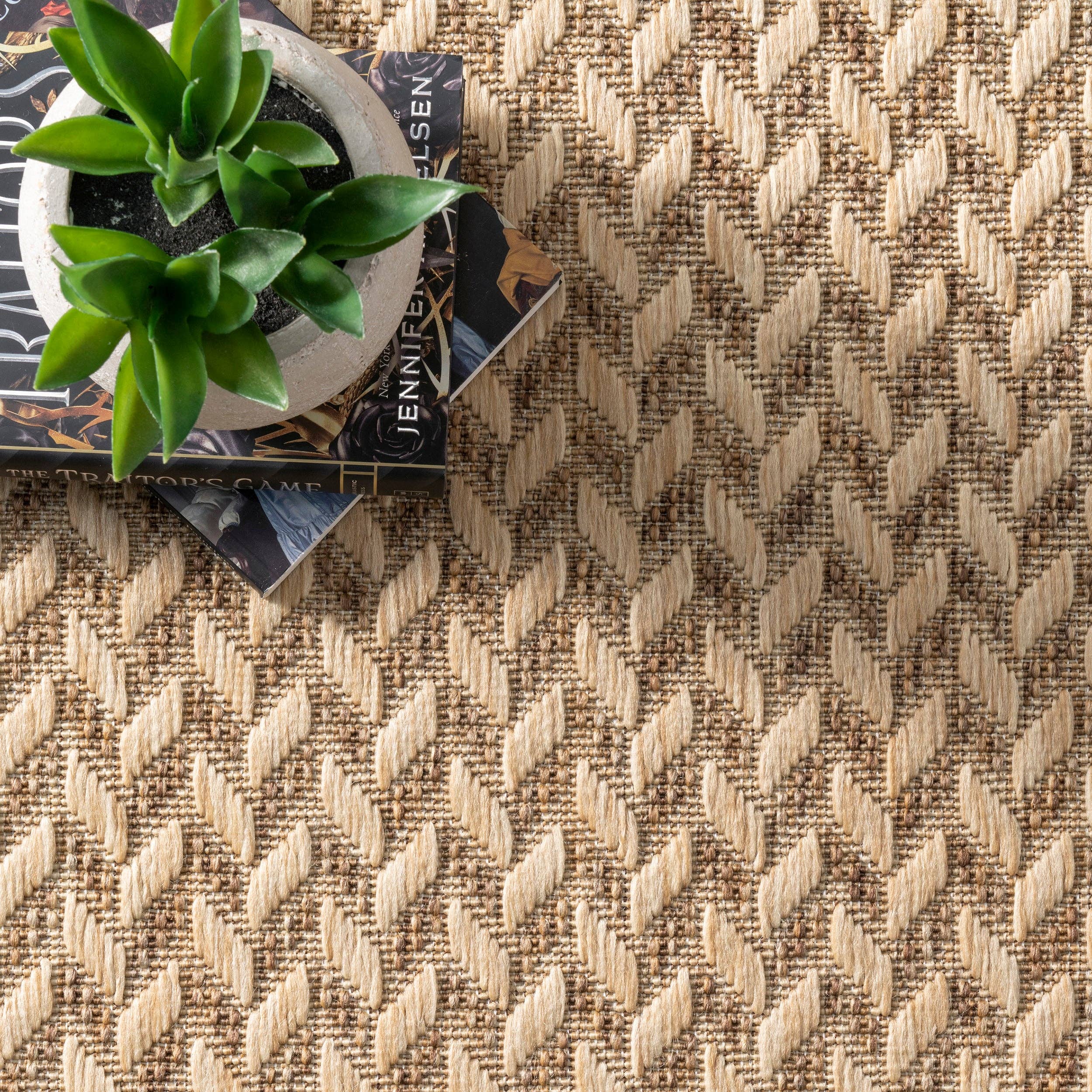 nuLOOM - Wholesale Area Rug - Camryn Herringbone Indoor/Outdoor Area Rug4