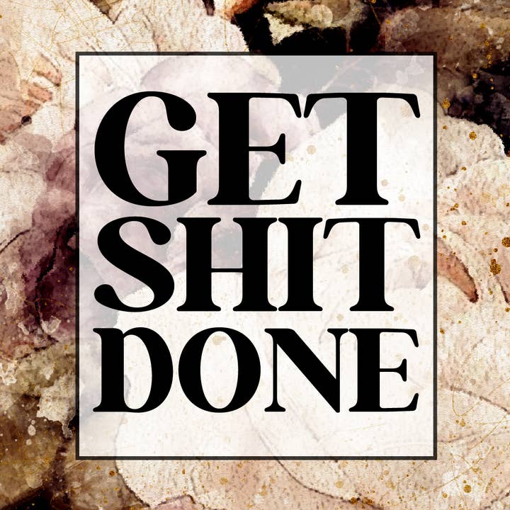 DIYxe - Vente Agendas - Get Shit Done | Agenda non daté | Sweary | Papeterie0