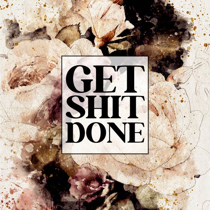 DIYxe - Wholesale Planner - Get Shit Done | Undated Planner | Sweary | Stationary