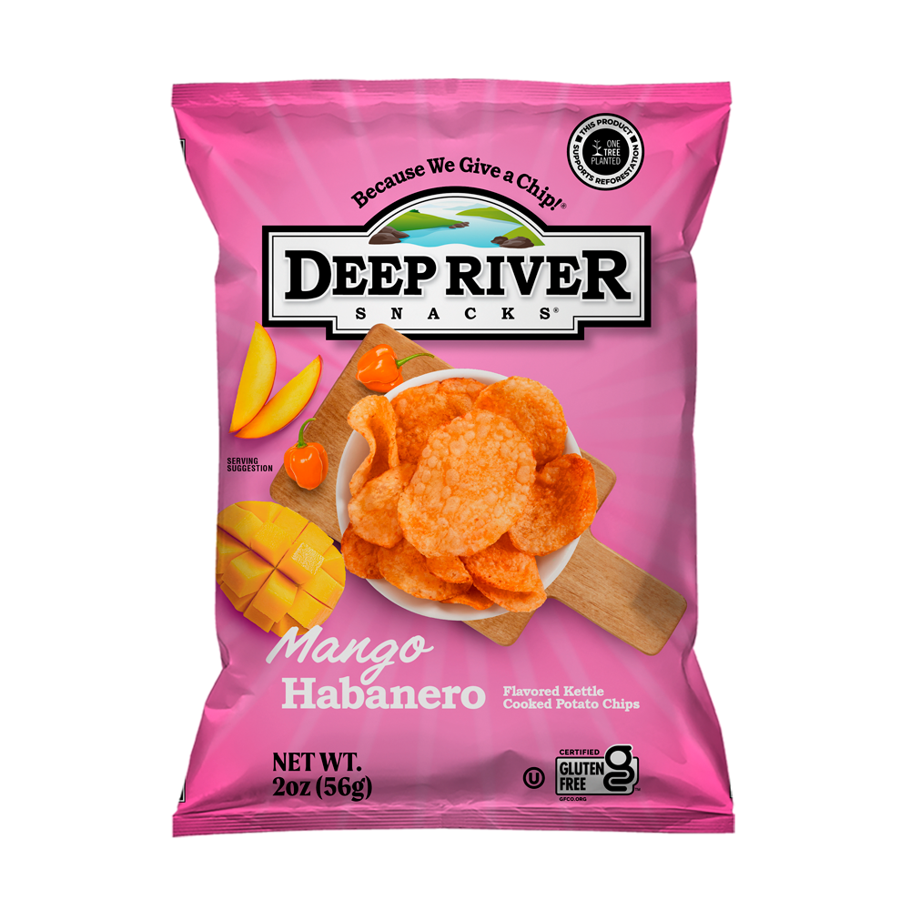 Deep River Snacks - Wholesale Chips - Mango Habanero Kettle Cooked Potato Chips1