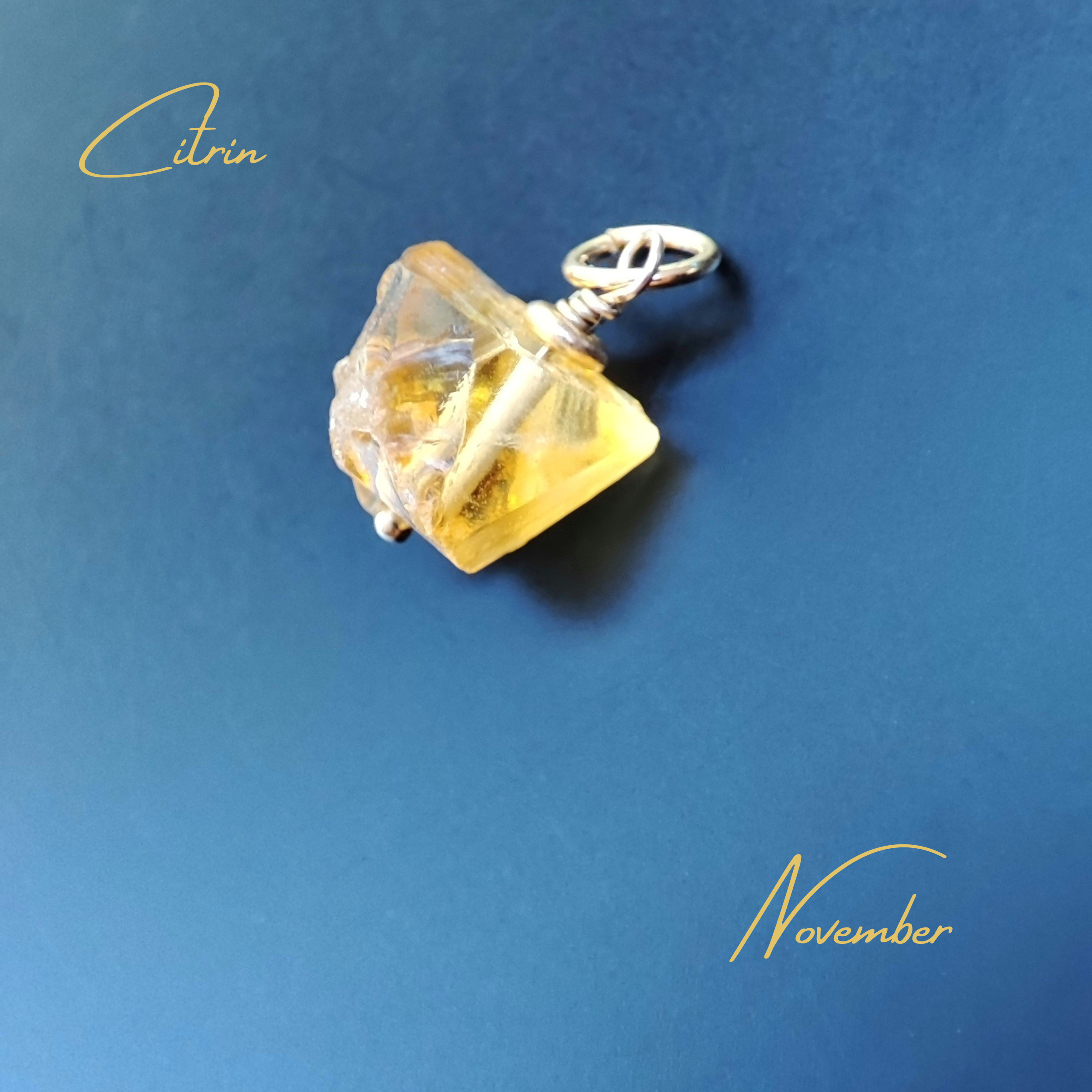 SEQAY – wholesale Individuell berlock/hänge – Hängsmycke med födelsesten i råsten2