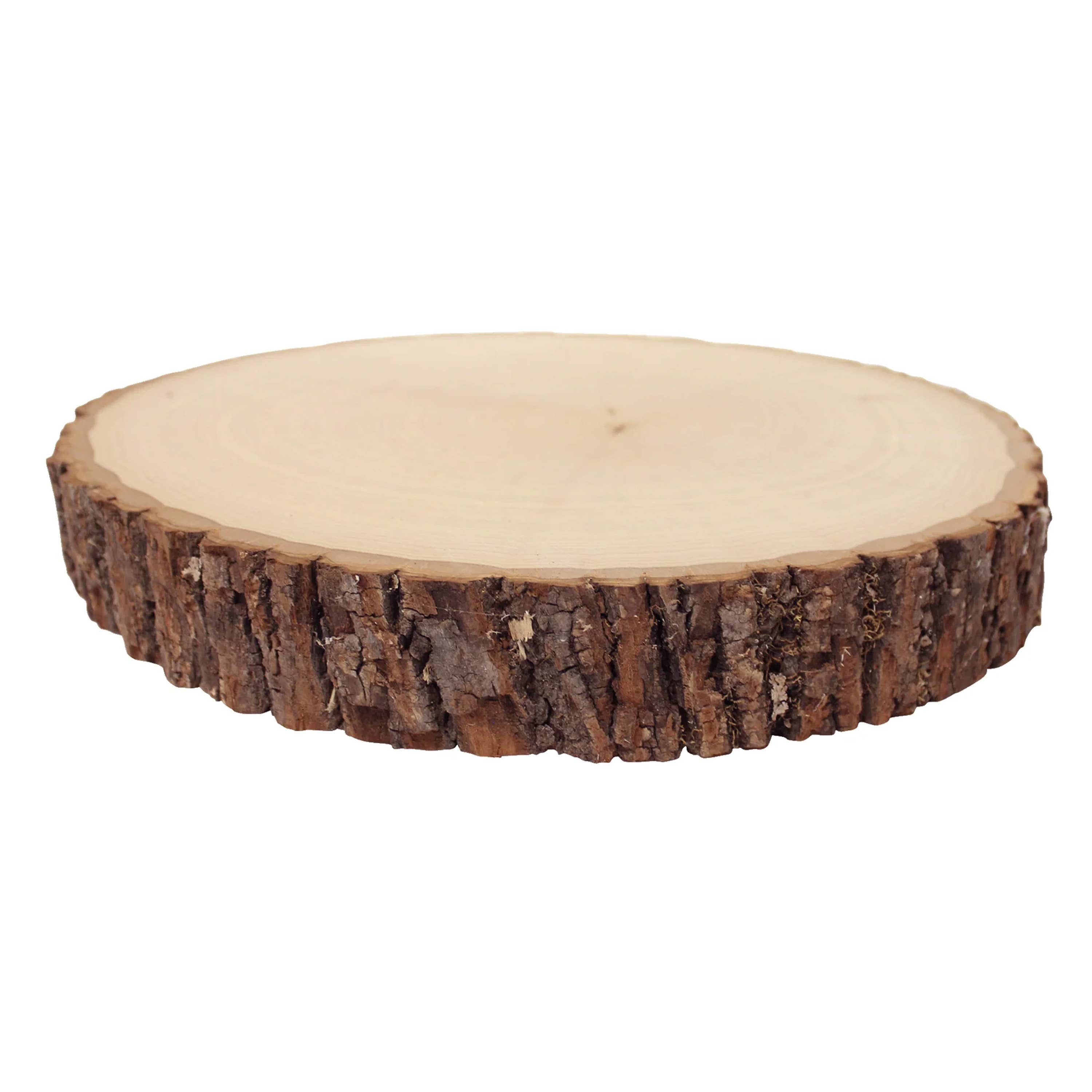 Foggy Bottom Woodworks LLC - Wholesale Craft Supplies - Basswood Live Edge Round, Thick Extra Large for Crafts1