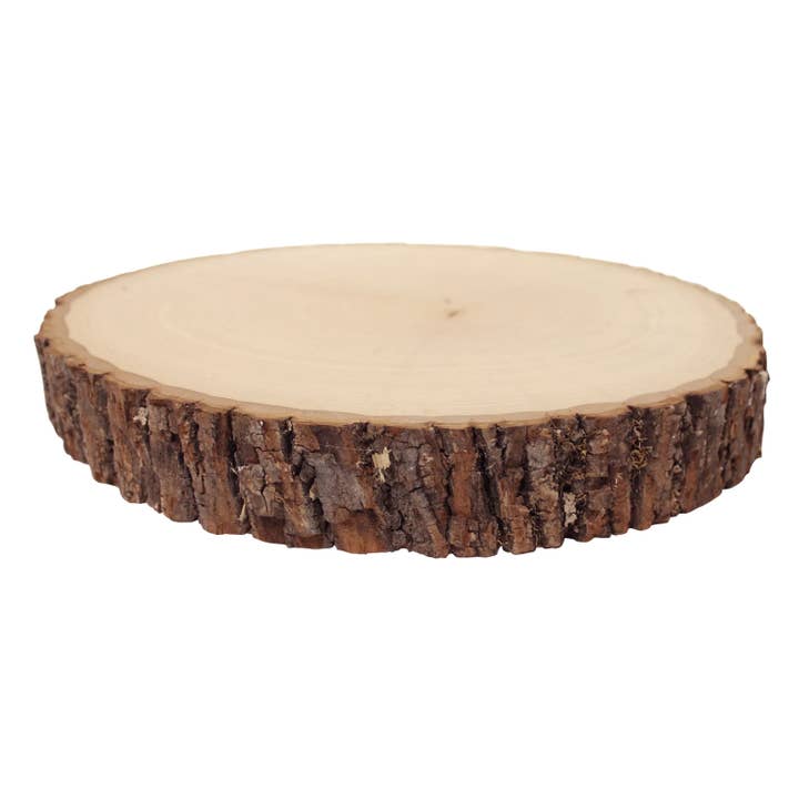 Foggy Bottom Woodworks LLC - Wholesale Craft Supplies - Basswood Live Edge Round, Thick Extra Large for Crafts1