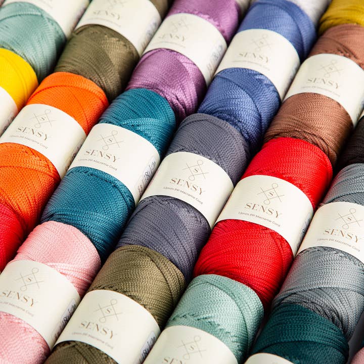 Sensy - Wholesale Craft supplies - Sensy Premium 1.5mm - 164 yards 100% Polyester Macrame Cord47
