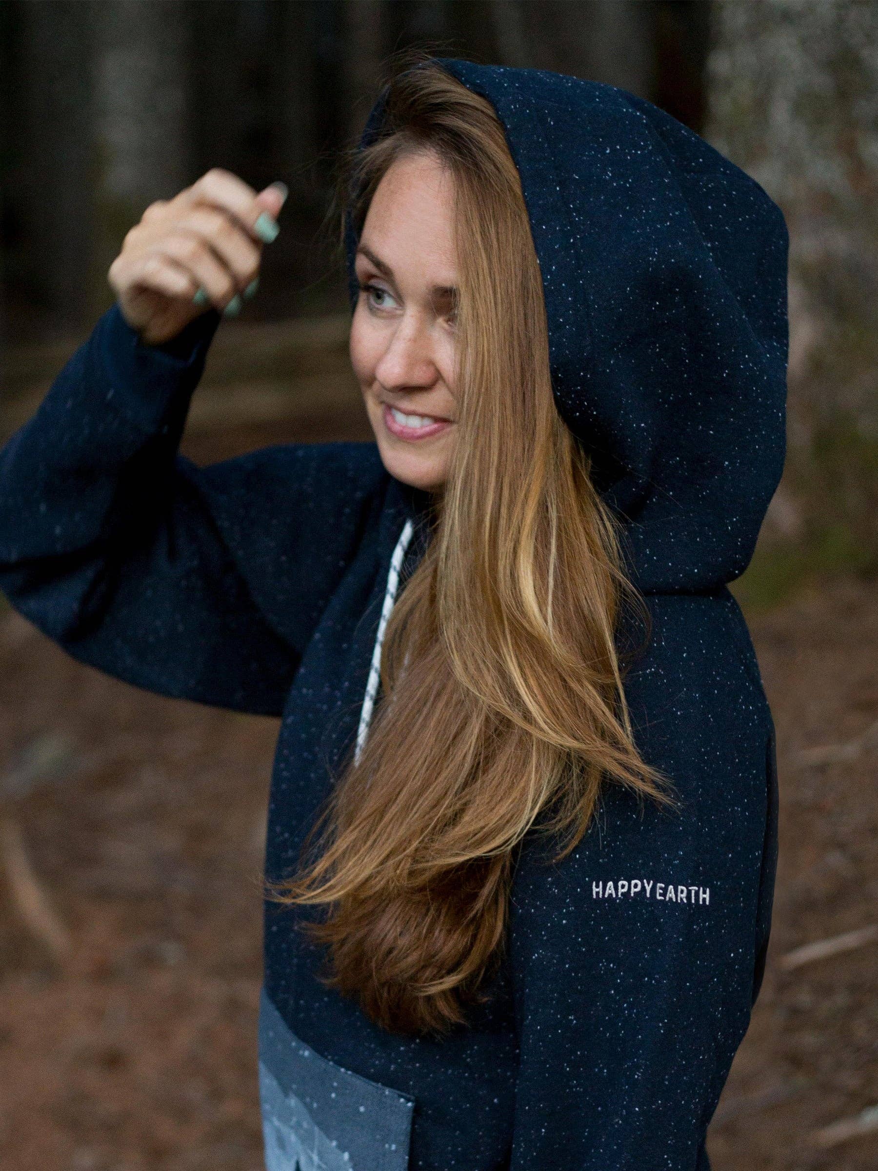 Happy Earth - Wholesale Hoodie - Unisex - Starlit Night Hoodie3
