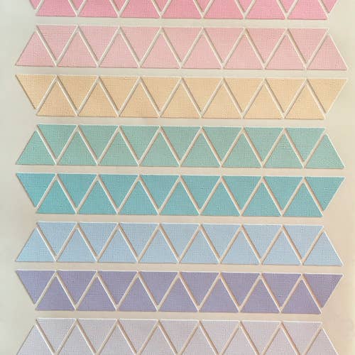 minimoi - Wholesale Wall Decor - Kids & Baby - Pastel Colors Triangle Stickers2