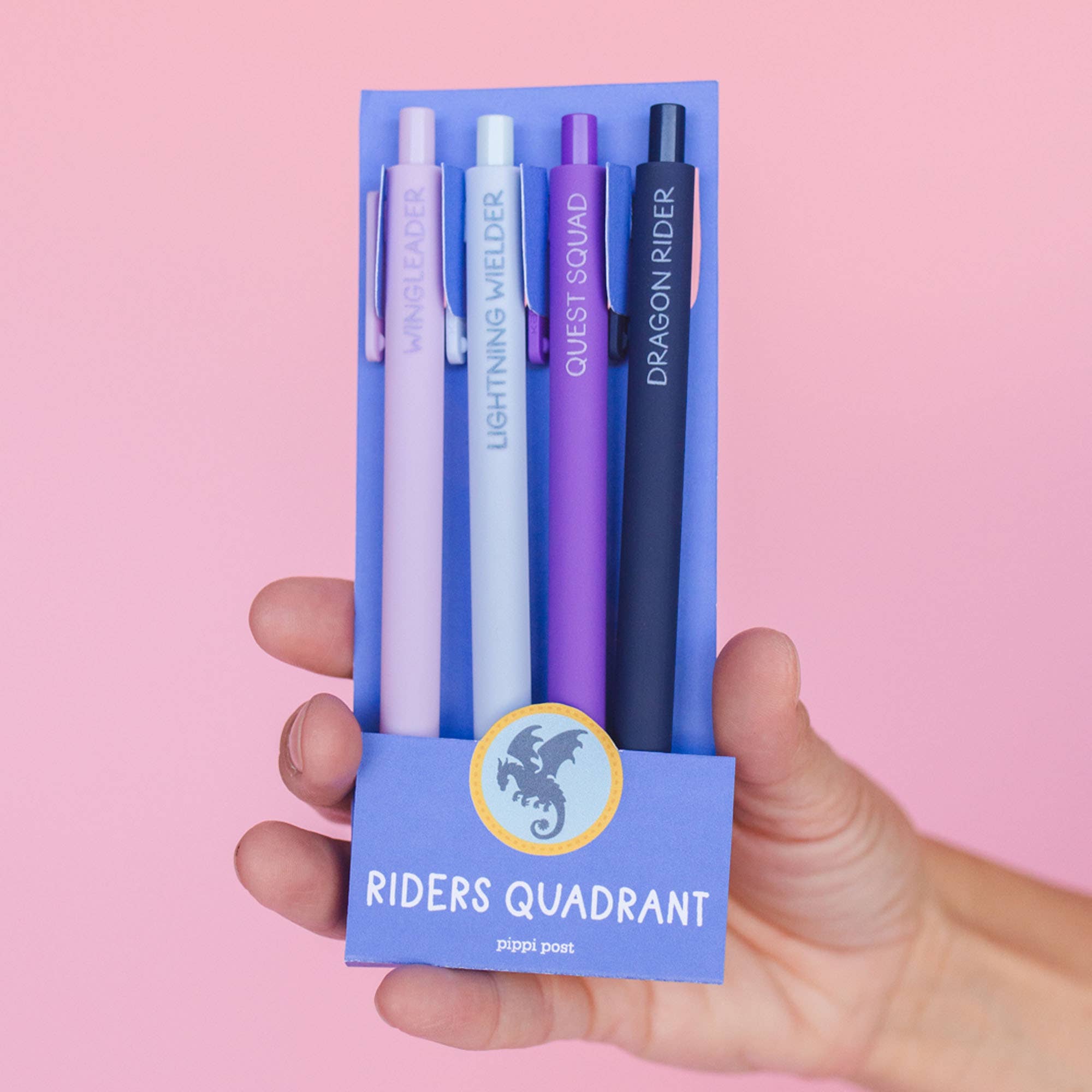 Pippi Post - Wholesale Pen - Romantasy Riders Quadrant Pen Set3