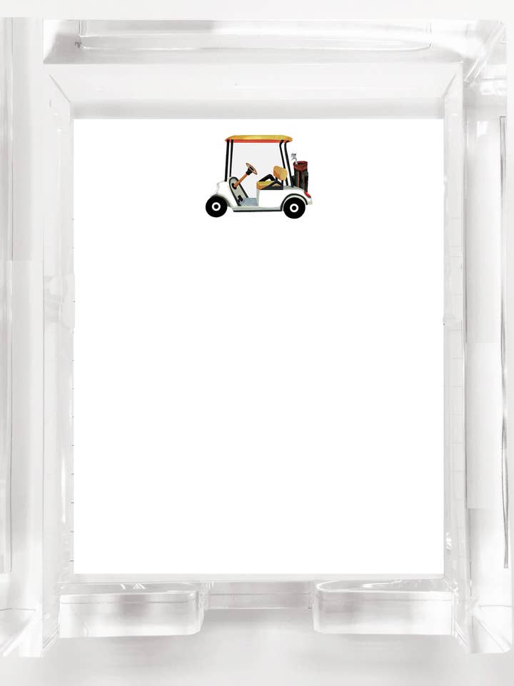 Notepads/Uppadded SNS109 Golf Cart for wholesale by Stevie Streck Designs