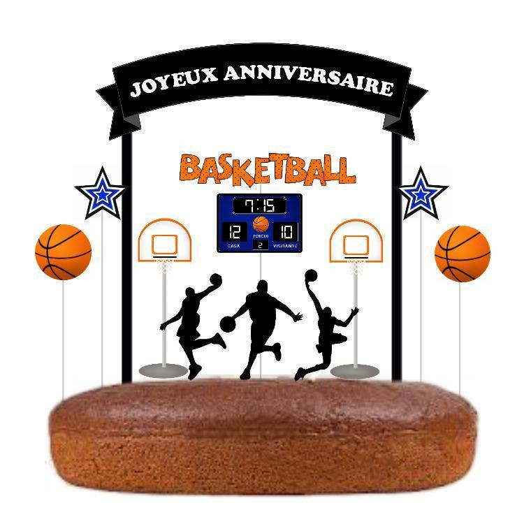 Adorei - Wholesale Cake/Cupcake Topper - Basketball Cake Topper 5