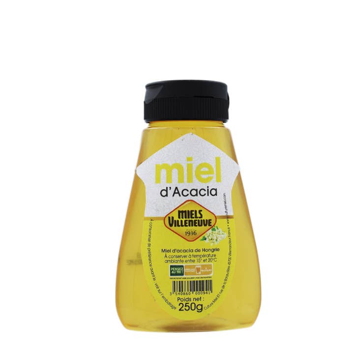 MIELS VILLENEUVE - Venta al por mayor Miel - Miel de acacia Press de Rumania, Hungría o Bulgaria 250 g