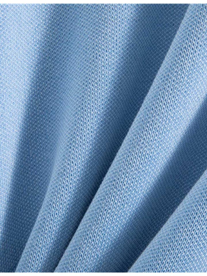 Sweetkama – Engroshandel Top- og buksesæt (IKKE Loungewear) - Dame – Dame Ensfarvet V-hals Knap Strikvest & Bukser 2-delt Sæt19