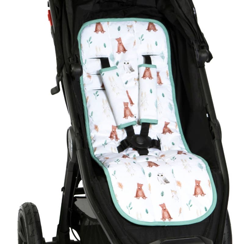 All4Ella - Wholesale Pram cover/accessory - Universal Pram Liner - Forest Friends1