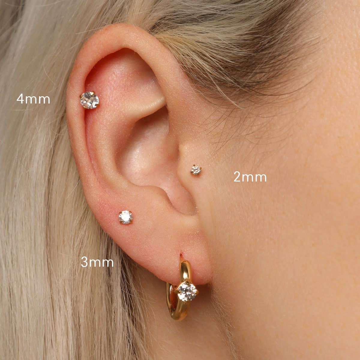 Schmuckgroßhandel - Wholesale Single Earring - Britney Piercing | Titanium1