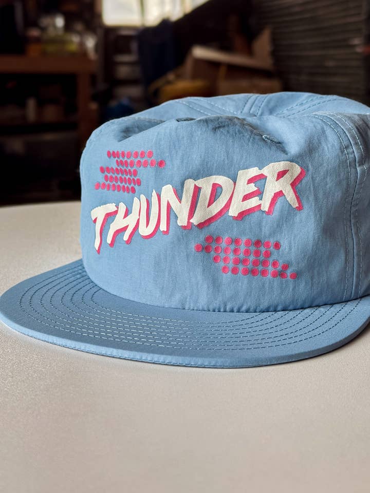 Boné Snapback de Nylon Thunder Rewind - Oklahoma City Thunder por atacado de Shop Good