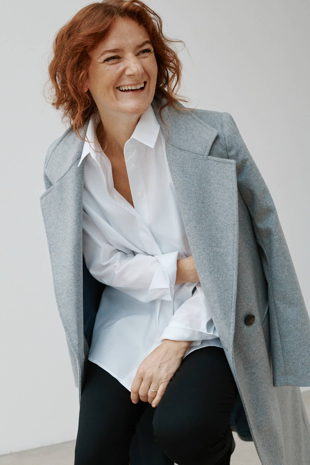 CAPSULE by Agnė Gilytė - Vente Chemise à col boutonné – femme - Chemise « FLORENCE » en coton de haute qualité38