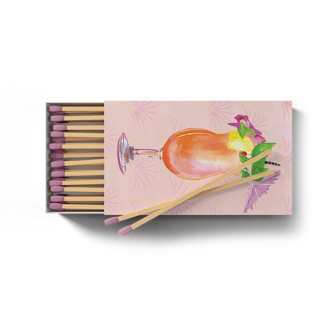 Cabana Cutie Match Box by Rebecca Illustrated for wholesale by Annapolis Candle